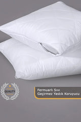 %100 Doğal Pamuk Sıvı Geçirmez Bebek Yastığı Antialerjik 35x45 cm