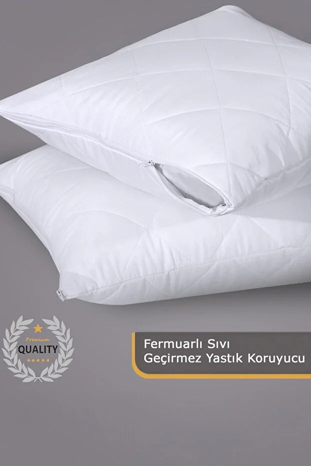 %100 Doğal Pamuk Sıvı Geçirmez Bebek Yastığı Antialerjik 35x45 cm