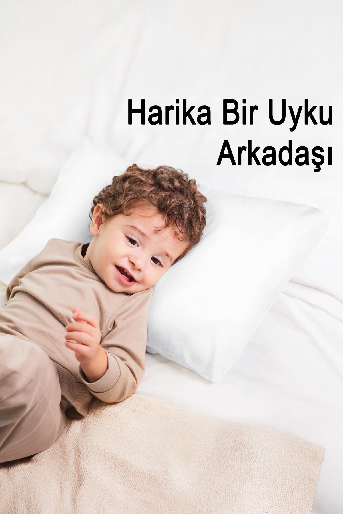 %100 Pamuklu Sıvı Geçirmez Bebek Yastığı Antialerjik 35x45 cm
