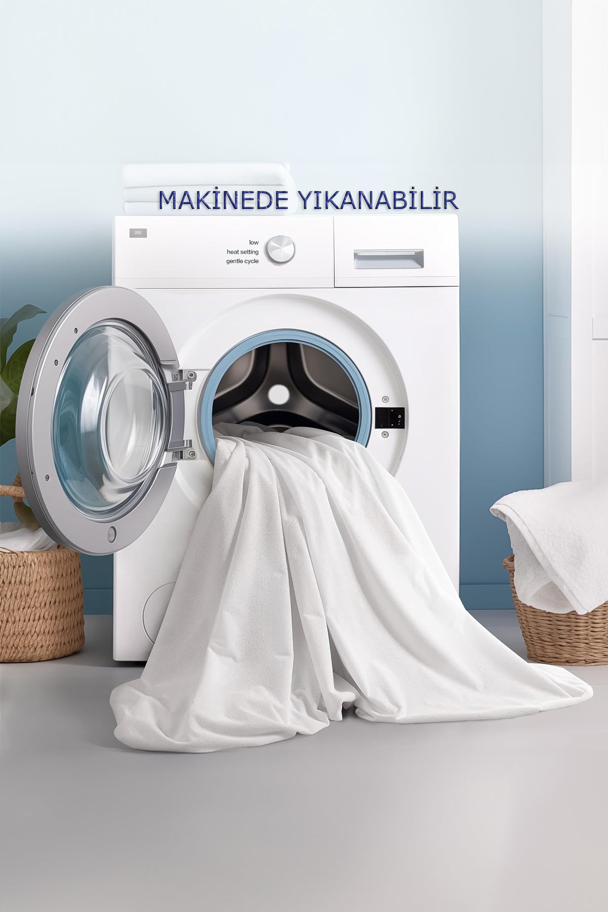 %100 pamuk sıvı geçirmez fitted yatak alezi"