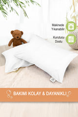 %100 Pamuklu Sıvı Geçirmez Bebek Yastığı Antialerjik 35x45 cm